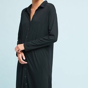 Anthropologie midi button down dress